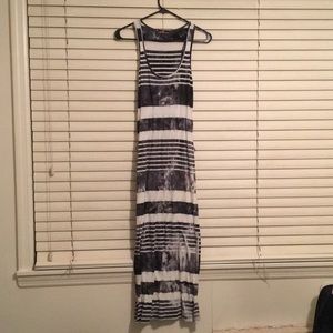 Tie-dye Sleeveless maxi dress